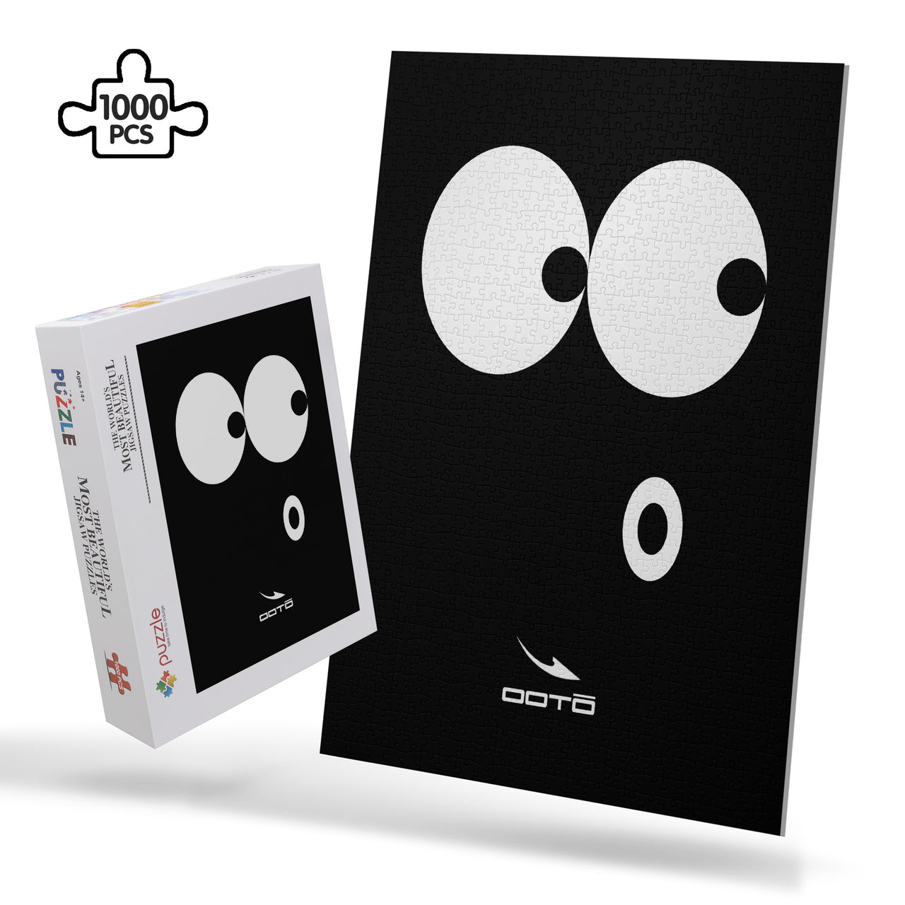 OOTO - EYE SEE - OH OH - PUZZLE_V1 Cardboard Jigsaw Puzzle (1000-Piece) -