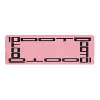 Thumbnail for OOTO - Yoga Mat - Black frame on light pink