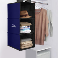 Thumbnail for OOTO - DEEP RED BLUE - MB 3 Shelf Hanging Wardrobe -