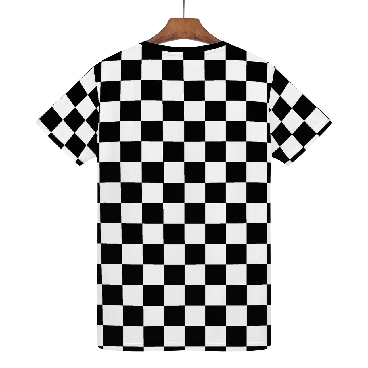 CHECKERED - D61 Men's All Over Print T-Shirt - 1 COLOR -