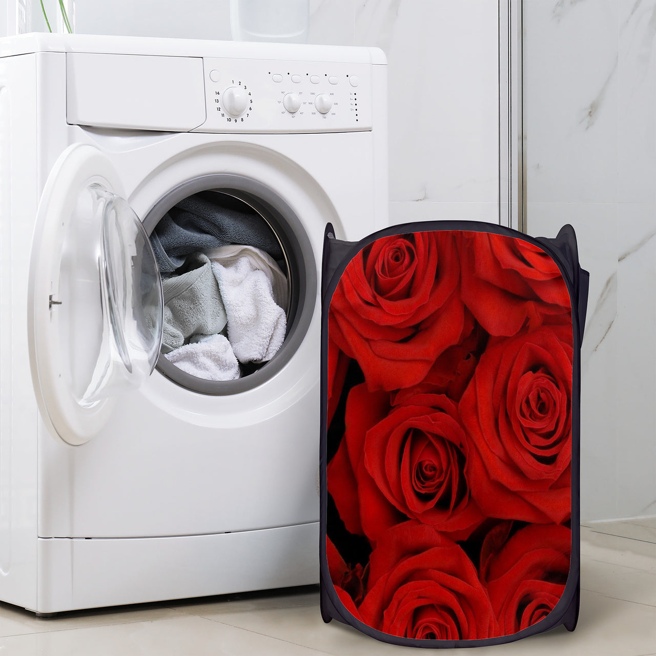 OOTO - ROSE GARDEN - Laundry Hampers Black -