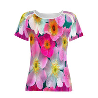 Thumbnail for NANAS' GARDEN - D65 Women's All-Over Print T shirt - 1 COLOR -