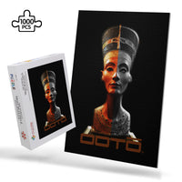 Thumbnail for OOTO - NEFERTITI X ANCIENT ARTIST UNKNOWN X OOTO - PUZZLE_V1 Cardboard Jigsaw Puzzle (1000-Piece) -