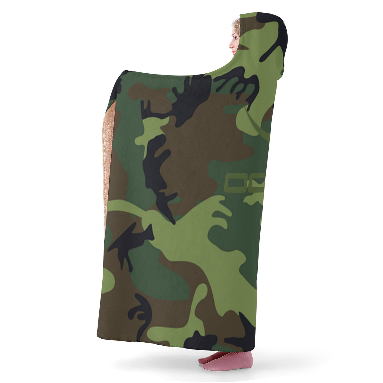 OOTO - CAMO - SF_F15 Hooded Blanket - 1 COLOR -