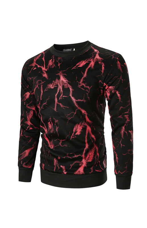 Men's Fashion Casual Print Sweatshirt - K - 3 COLORS -