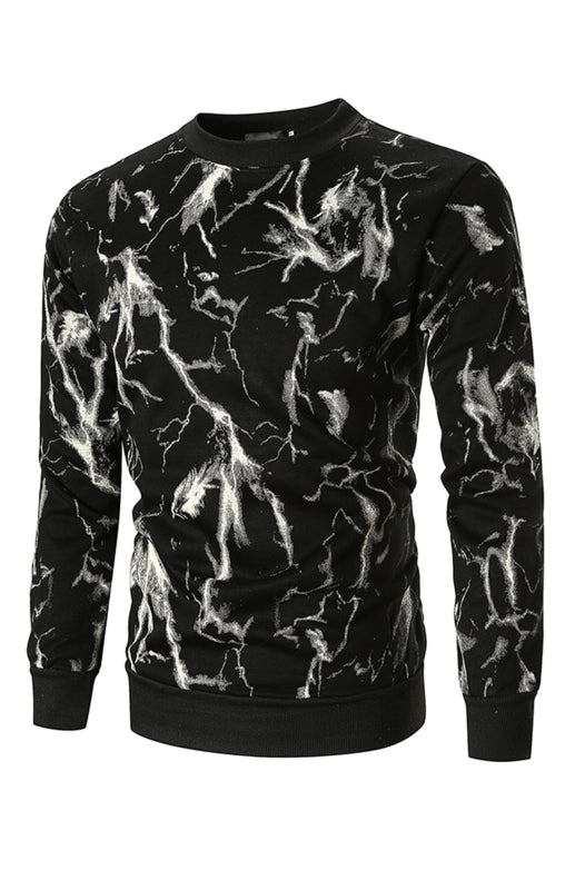 Men's Fashion Casual Print Sweatshirt - K - 3 COLORS -