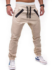 Thumbnail for Men's Drawstring Waist Cargo Pants - K - 6 COLORS -