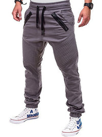 Thumbnail for Men's Drawstring Waist Cargo Pants - K - 6 COLORS -