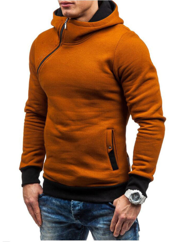 Men's Side Interlock Quarter Zip Pullover - K - 3 COLORS -