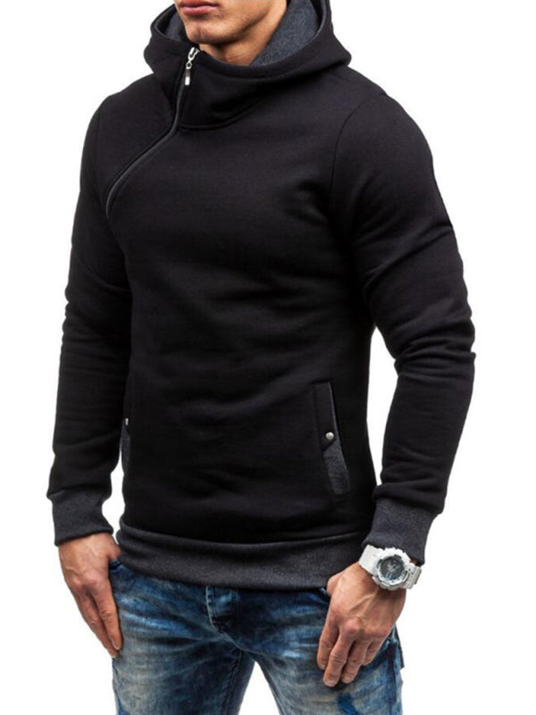 Men's Side Interlock Quarter Zip Pullover - K - 3 COLORS -