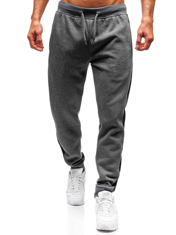 Men's Drawstring Waist Sweatpants - K - 3 COLORS -