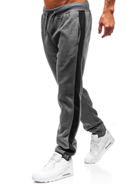 Thumbnail for Men's Drawstring Waist Sweatpants - K - 3 COLORS -