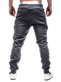 Thumbnail for Men's fashion casual personalized zipper trim trousers - K - 3 COLORS -