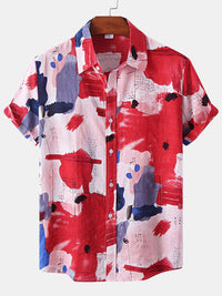 Thumbnail for Hawaiian Style Casual Beach Vacation Printed Men's Shirt - K - 19 PATTERNS -