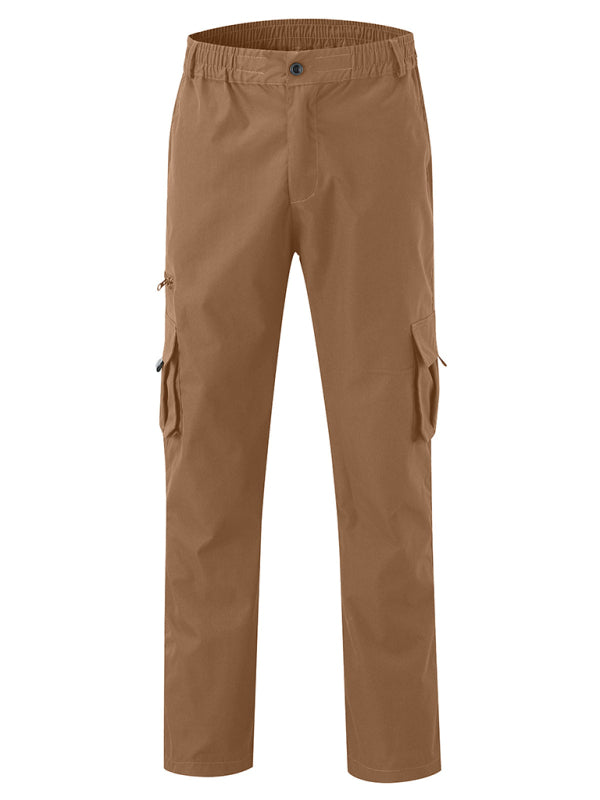 Men's Casual Multi-Pocket Loose Straight Cargo Pants - K - 4 COLORS -