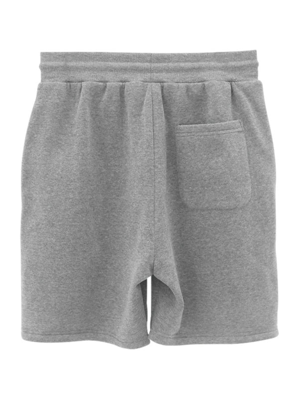 Men's new drawstring loose brushed skin-friendly casual sports shorts - K - 3 COLORS -