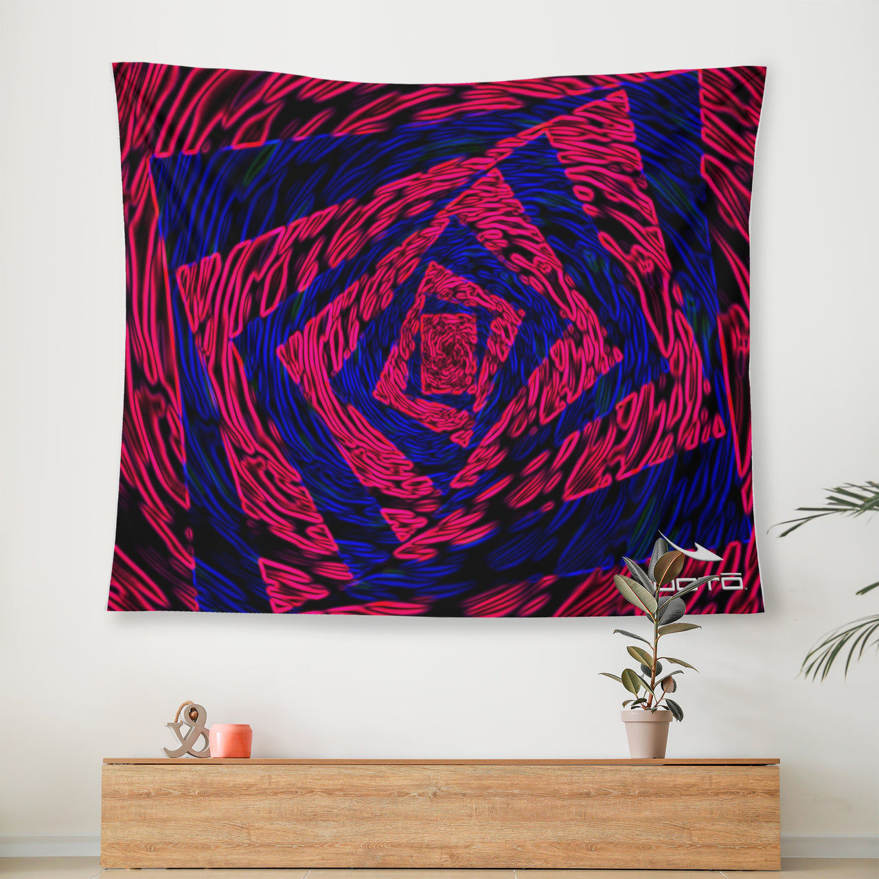 OOTO - PRESCENSE OF MIND - NEON GLOW - Wall Tapestry - 3 SIZES -