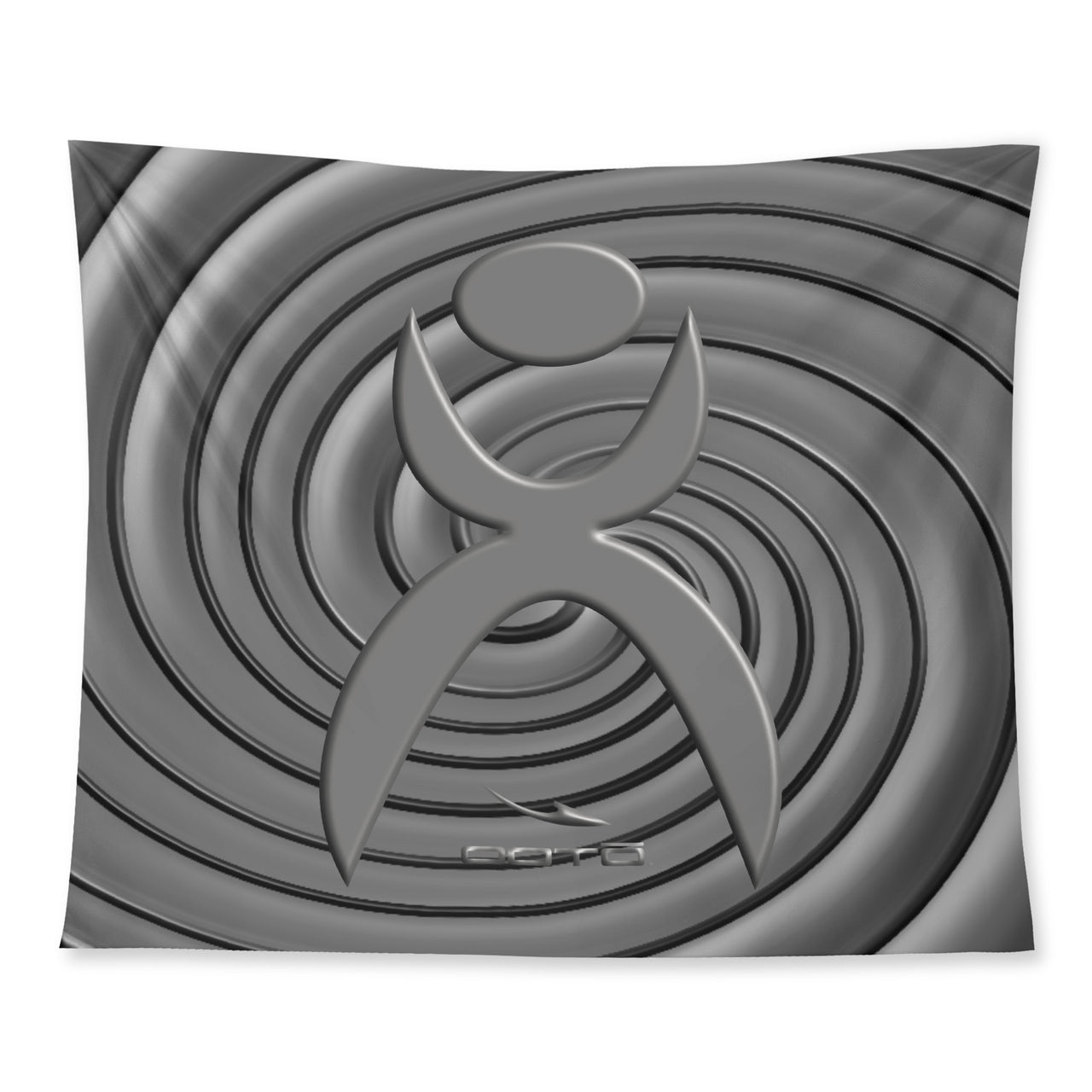 OOTO - SPIRALING GLYPHIC 1 - D34 Wall Tapestry - 3 SIZES -