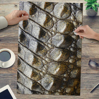 Thumbnail for OOTO - CROC SKIN (print) - PUZZLE_H2 Chipboard Jigsaw Puzzle (1000-Piece) -