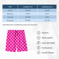 Thumbnail for OOTO - CHECKERED PINK - HC_C16 Teen Beach Shorts - 1 COLOR -