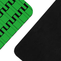 Thumbnail for OOTO - Yoga Mat - Lime weave on Black -