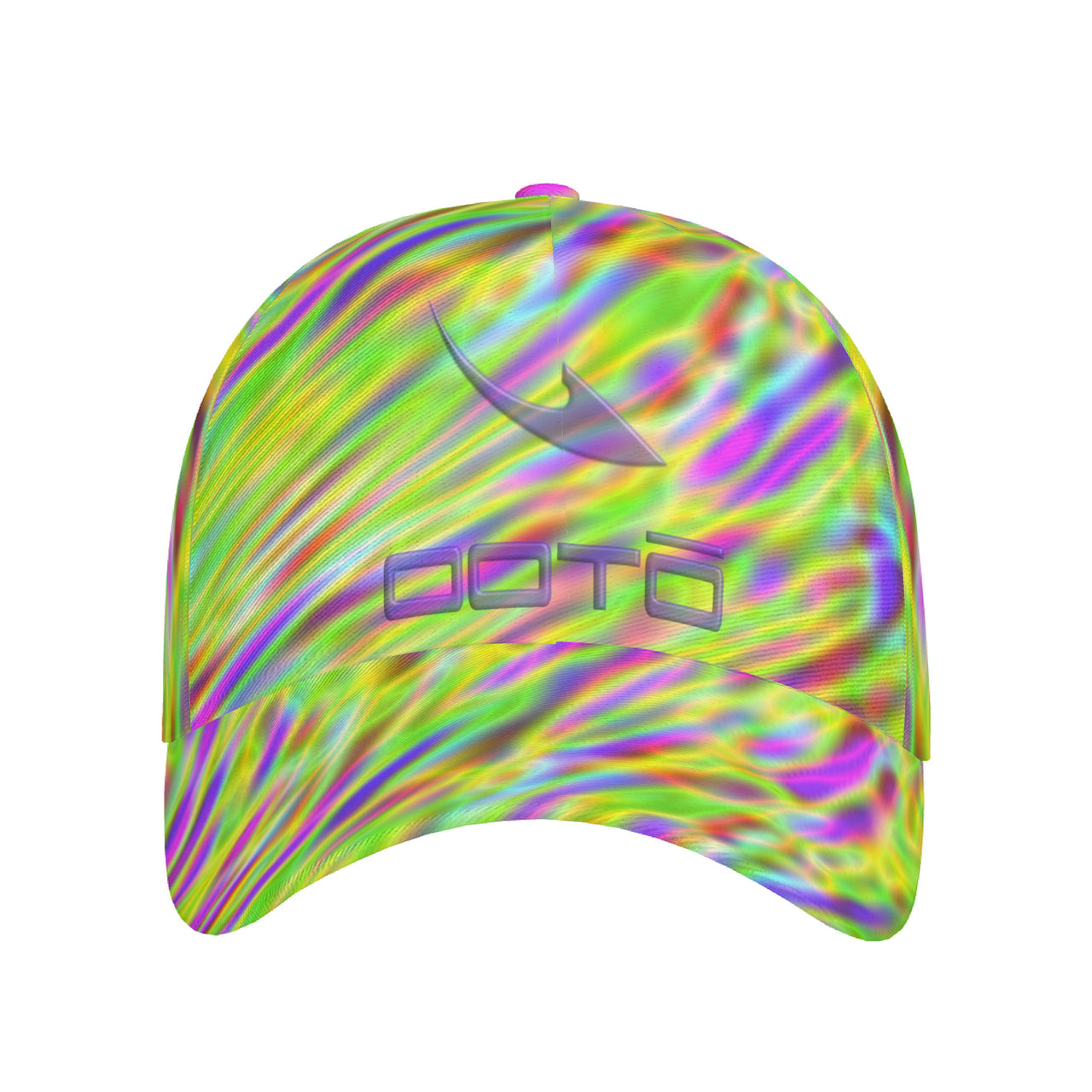 OOTO - XPARENT DASH OVER NEON TIDE - HC_T9 Curved Brim Baseball Cap - 1 COLOR -