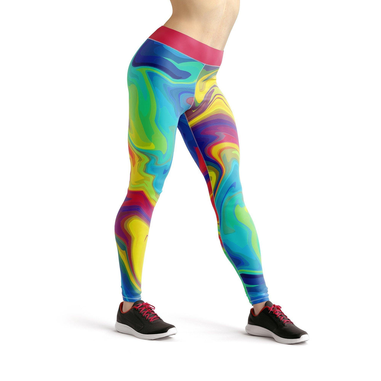 USA Made Brand - Rainbow Liquid Leggings - 1 COLOR -