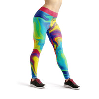 Thumbnail for USA Made Brand - Rainbow Liquid Leggings - 1 COLOR -