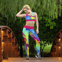 Thumbnail for USA Made Brand - Rainbow Liquid Leggings - 1 COLOR -