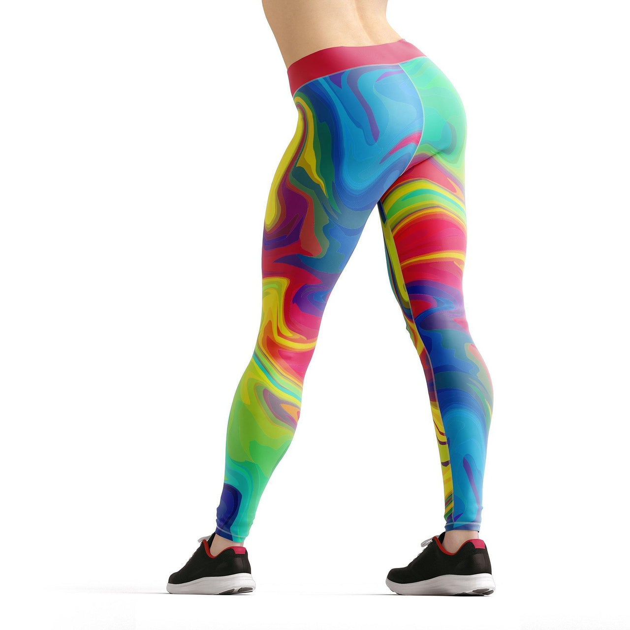 USA Made Brand - Rainbow Liquid Leggings - 1 COLOR -