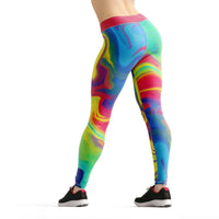 Thumbnail for USA Made Brand - Rainbow Liquid Leggings - 1 COLOR -