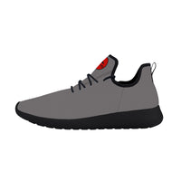 Thumbnail for OOTO - SF_F39 Lightweight Mesh Knit Sneaker - CLASSIC B & R - Black soles - 1 COLOR -