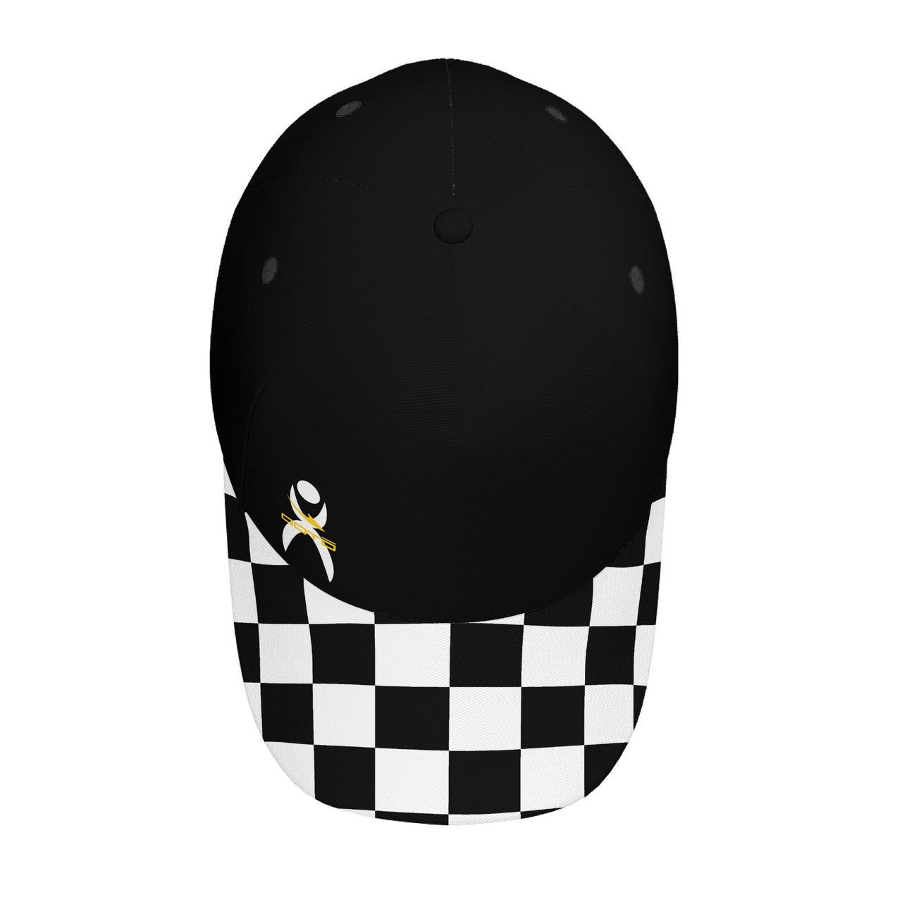 OOTO - CHECKERED BRIM /GLYPHIC WITH MAIZE DASH - HC_T9 Curved Brim Baseball Cap - 1 COLOR -