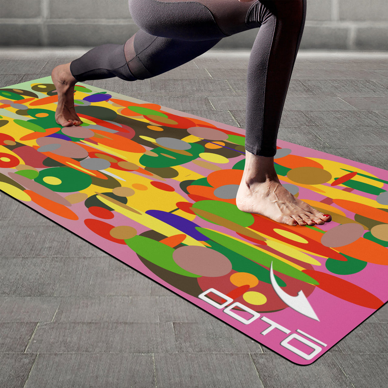 OOTO - Yoga Mat - Color me circular