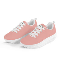 Thumbnail for OOTO - Women's Mesh Heightening Shaking Shoe - CLASSIC B & W  - PINK GRAPEFRUIT - 1 COLOR -