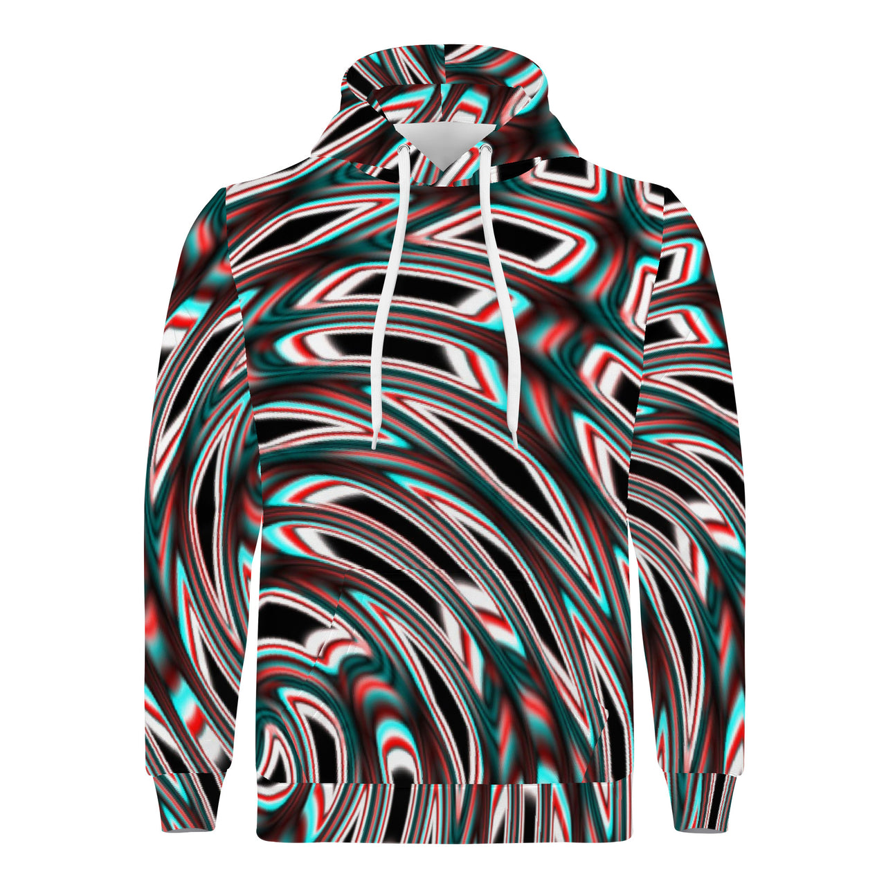 OOTO - TIZZY - D55 Men's All Over Print Hoodie - 1 COLOR -