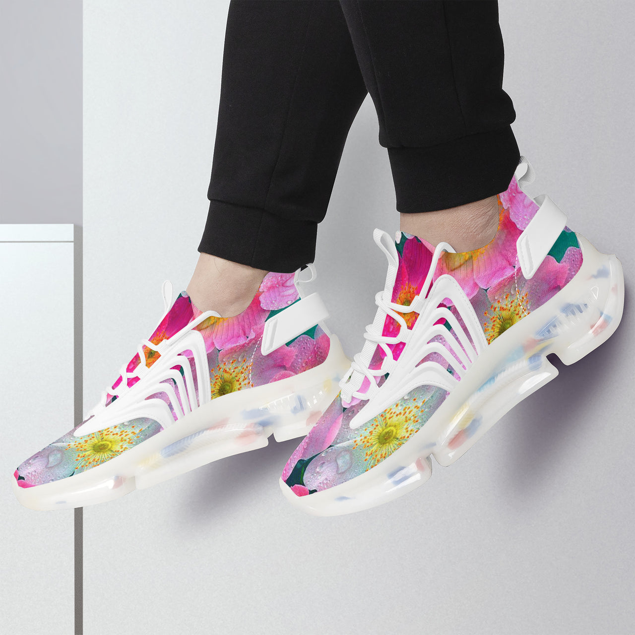 OOTO - NANAS' GARDEN - Air Max React Sneakers - White soles - 1 COLOR -