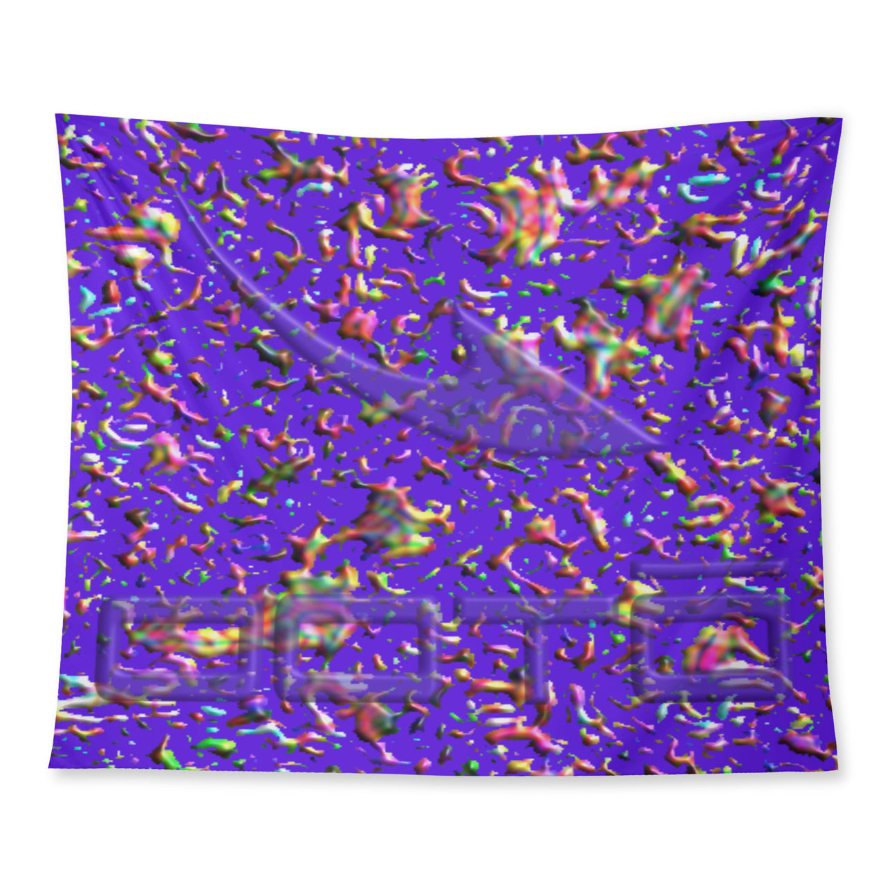 OOTO - XPARENT DASH EN CHAOTIC MESS PRPL - D34 Wall Tapestry - 3 SIZES -