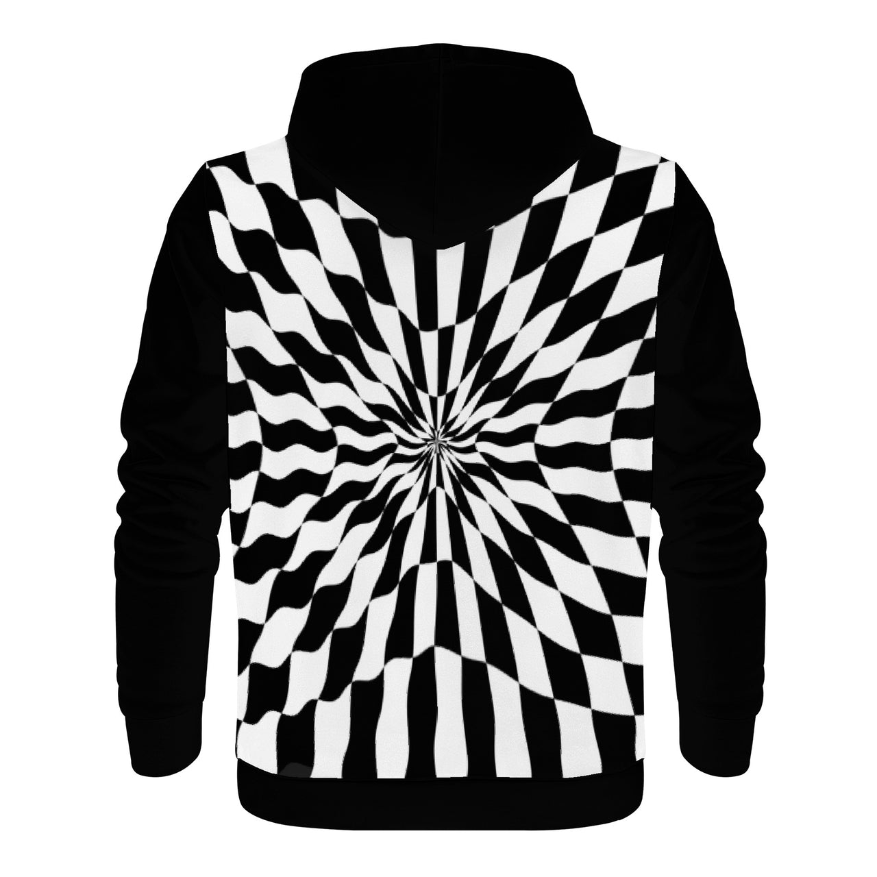 OOTO - CHECKERED PAST - D55 Men's All Over Print Hoodie - 1 COLOR -