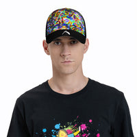 Thumbnail for OOTO - PLASMATIC - BIG STEPPIN GLYPHIC WT - HC_T9 Curved Brim Baseball Cap - 1 COLOR -