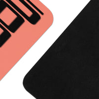 Thumbnail for OOTO - Yoga Mat - Black frame on salmon