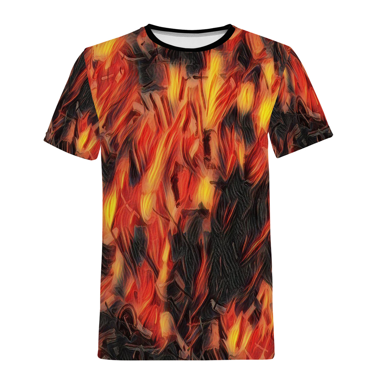 IMPRESSIONED EMBERS - D61 Men's All Over Print T-Shirt - 1 COLOR -