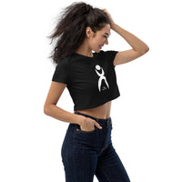 Thumbnail for GLYPHIC EN WHITE - Organic Crop Top - 1 COLOR -