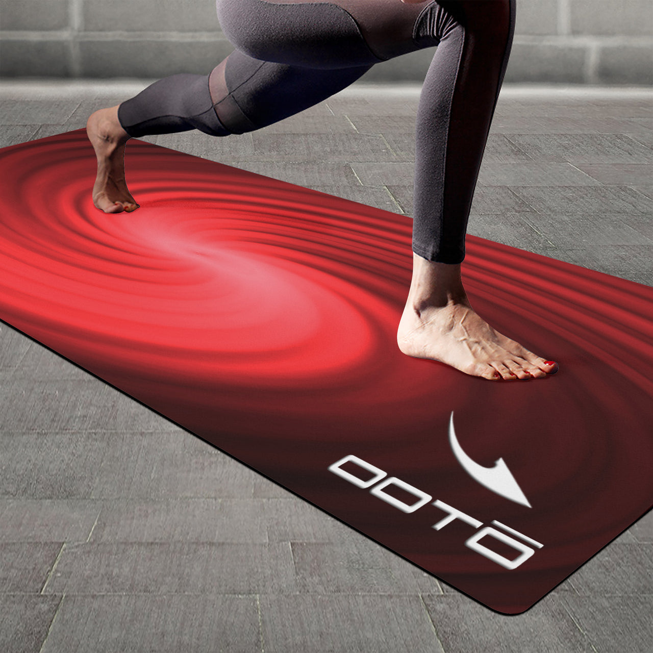 OOTO - Yoga Mat - An ominous swirl