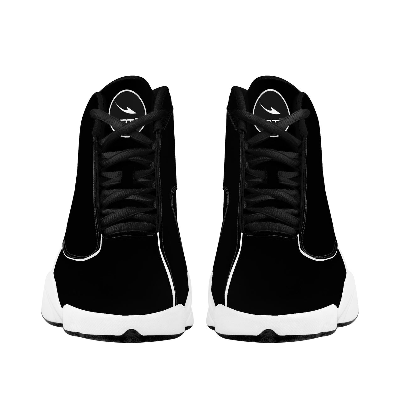 OOTO - EZ BLACK - SF_D89 Basketball Shoes - White soles - Black tread - 1 COLOR -