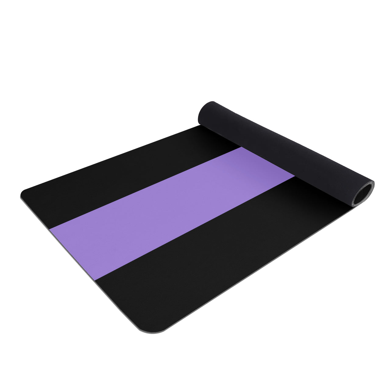 OOTO - Yoga Mat - Neon lavender stripe -