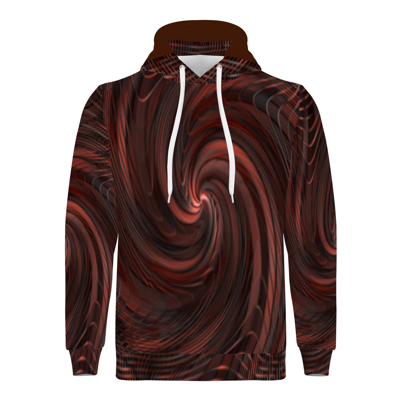 OOTO - GREEN REALITY BROWN SHIFT - D55 Men's All Over Print Hoodie - 1 COLOR -