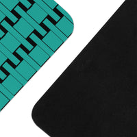 Thumbnail for OOTO - Yoga Mat - Turquoise weave on Black -