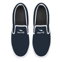 Thumbnail for OOTO - DASH EN WHITE / DARK BLUE - D31 Slip-on Shoes - White soles - 1 COLOR -