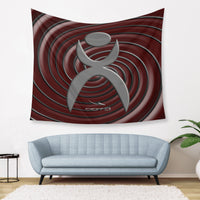 Thumbnail for OOTO - SPIRALING GLYPHIC 2 - Wall Tapestry - 3 SIZES -